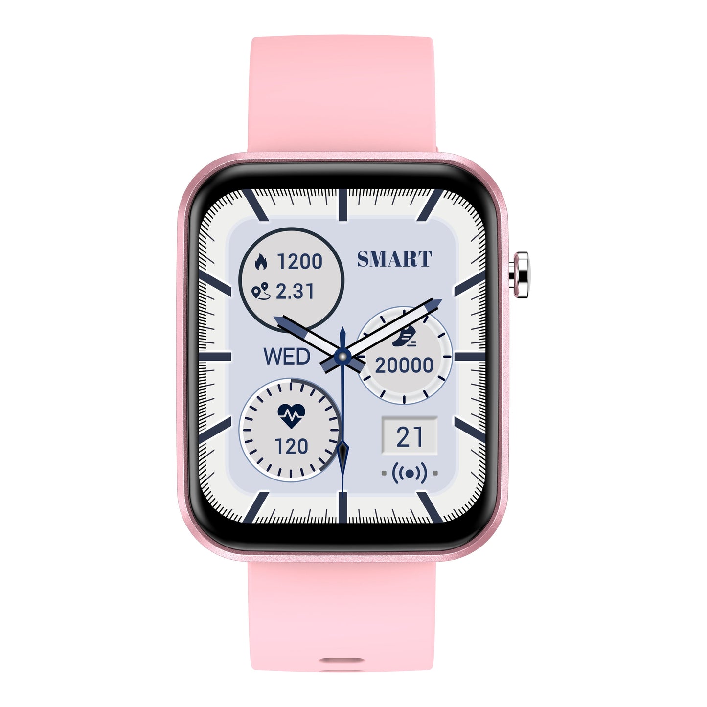 Smartwatch avanzado con tres bandas y monitor de actividad y bienestar 