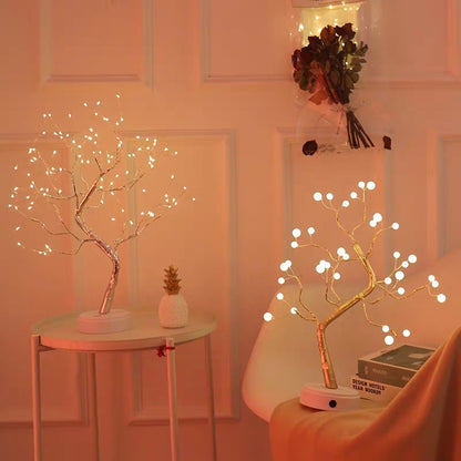 LED Copper Wire String Lights – Cozy Bedroom Decorative Lighting with Warm Glow