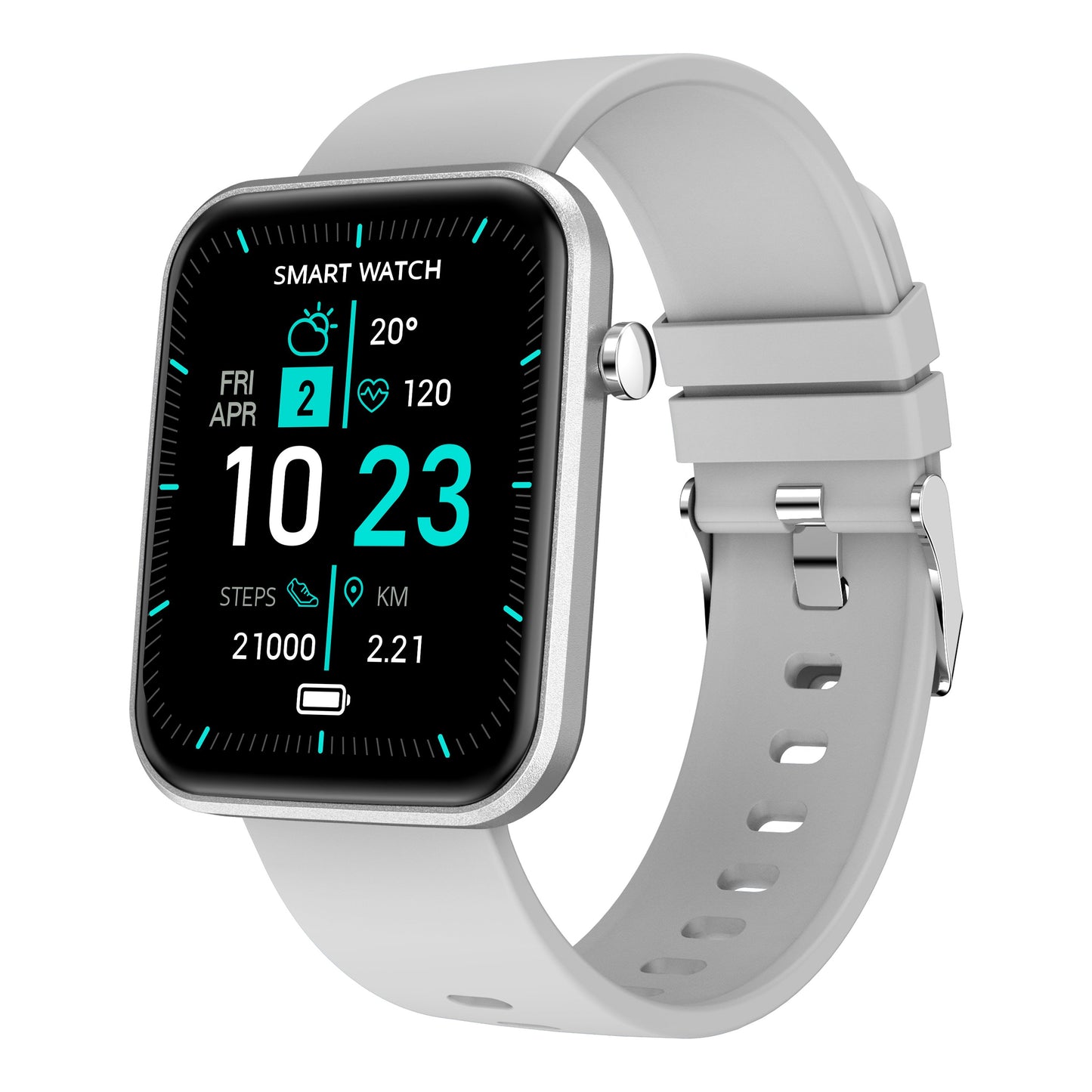 Smartwatch avanzado con tres bandas y monitor de actividad y bienestar 