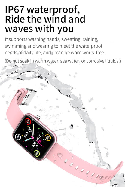 Smartwatch avanzado con tres bandas y monitor de actividad y bienestar 