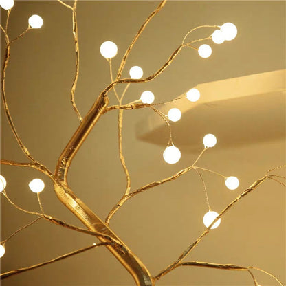 LED Copper Wire String Lights – Cozy Bedroom Decorative Lighting with Warm Glow