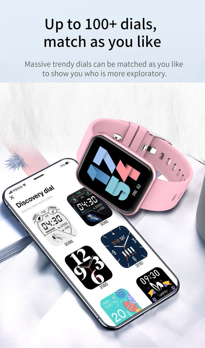 Smartwatch avanzado con tres bandas y monitor de actividad y bienestar 