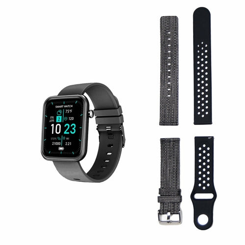 Smartwatch avanzado con tres bandas y monitor de actividad y bienestar 