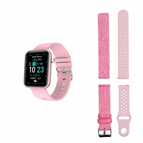 Smartwatch avanzado con tres bandas y monitor de actividad y bienestar 