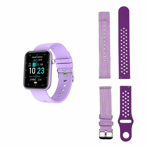 Smartwatch avanzado con tres bandas y monitor de actividad y bienestar 