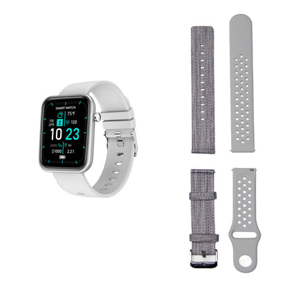 Smartwatch avanzado con tres bandas y monitor de actividad y bienestar 