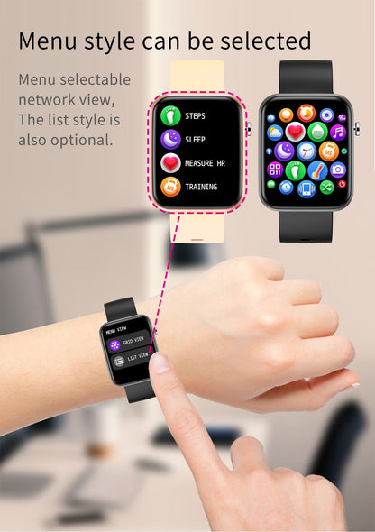 Smartwatch avanzado con tres bandas y monitor de actividad y bienestar 