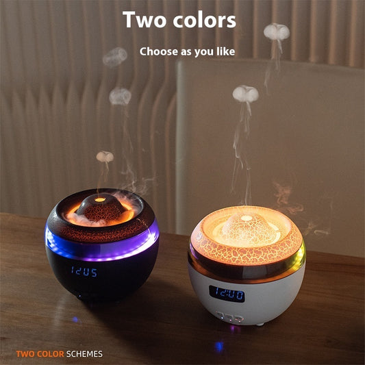Jellyfish Ultrasonic Humidifier – Colorful Aroma Diffuser & LED Night Light for Home & Office