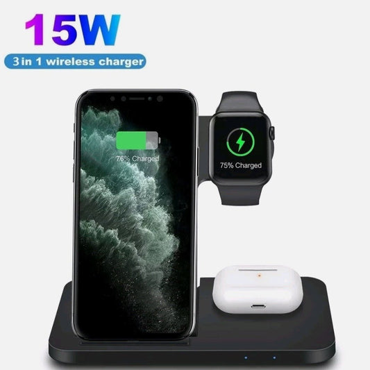 Ninja Dragons 3 in1 Wireless Foldable Charging Station 